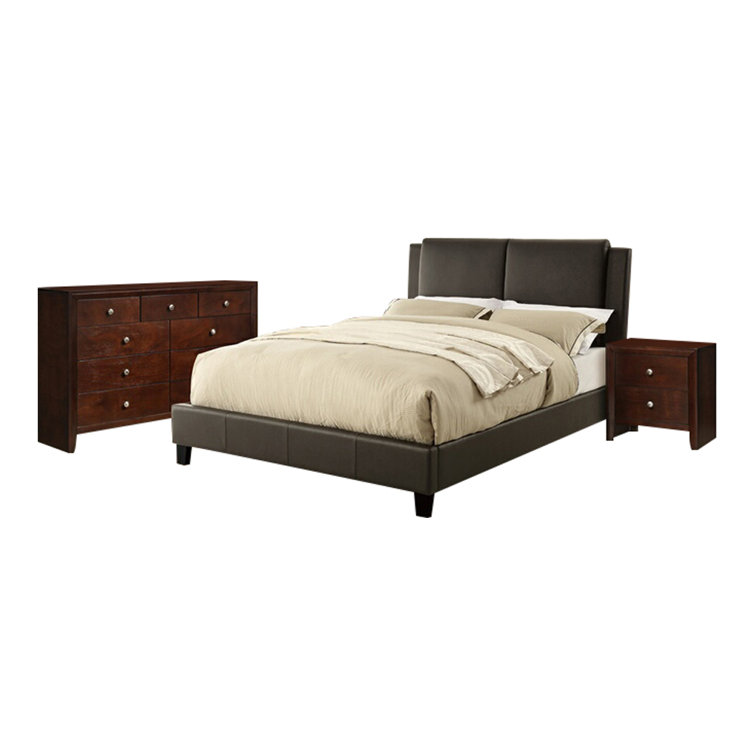 Charlton Home® Seth Queen Upholstered Platform Configurable Bedroom Set